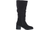 S. Oliver μαύρη under the knee μπότα με χαμηλό τακούνι 5-25505-41 001 Γυναικείες  Μπότες